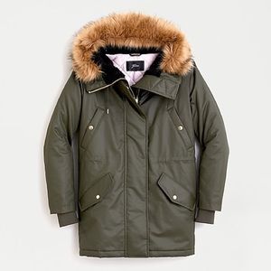 J. Crew perfect winter parka M PrimaLoft
